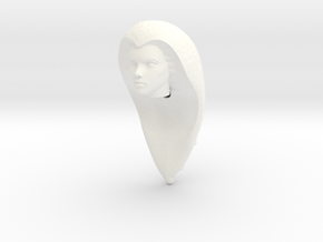 Granita Head VINTAGE in White Processed Versatile Plastic