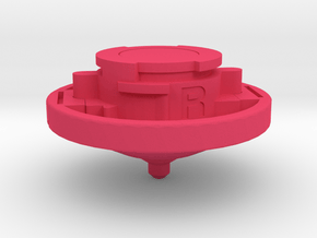 Beyblade base-SG Semi flat in Pink Processed Versatile Plastic