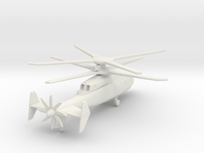 Boeing-Sikorsky SB-1 Defiant Compound Helicopter in White Natural Versatile Plastic: 1:72