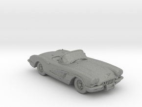 1957 Corvette (Lucifer) 1:160 scale  in Gray PA12