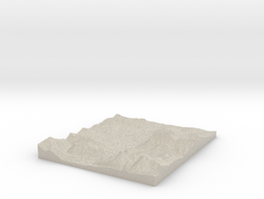 Model of Traunsee in Natural Sandstone