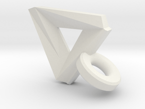 Penrose Pendant in White Natural Versatile Plastic