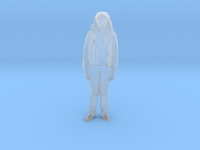 Standing woman special size in Smooth Fine Detail Plastic