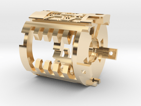 2/7 - The Child Master Chassis Crystal Chamber in 14k Gold Plated Brass