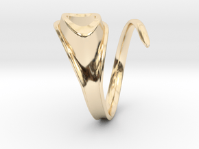 Hi-conical ring in 14K Yellow Gold