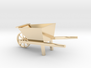 Wheel Barrow in 14K Yellow Gold