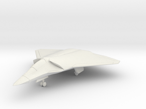 Boeing NGAD F/A-XX 6th Generation Fighter (w/Gear) in White Natural Versatile Plastic
