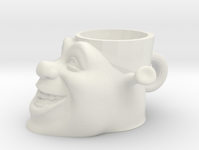Shrek Cup in White Natural Versatile Plastic