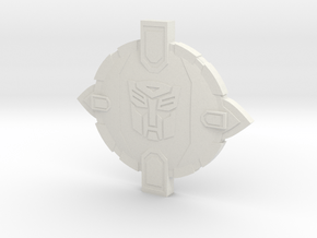 Cyber Planet Shields in White Natural Versatile Plastic: d00