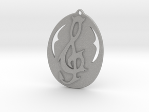 Hellscore emblem disk earring in Aluminum
