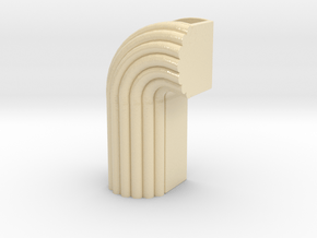 Letter planter "r" in Glossy Full Color Sandstone