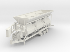 1/50th Agricultural Triple Roller Mill Trailer in White Natural Versatile Plastic
