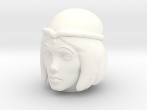 Lady Edwina Head VINTAGE in White Processed Versatile Plastic
