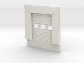 Loading Dock Door 1/120 in White Natural Versatile Plastic