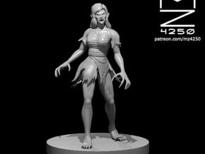 Vampire Spawn Female in Tan Fine Detail Plastic