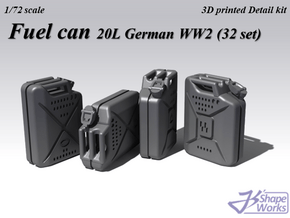 1/72 Fuel Can 20L German WW2 (32 set) in Tan Fine Detail Plastic
