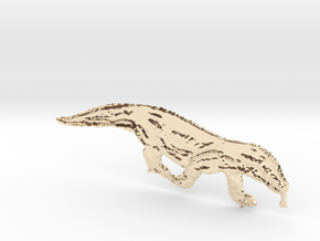 varanus priscus in 14k Gold Plated Brass: 6 / 51.5