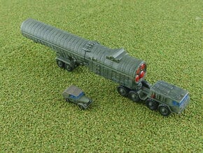 ABM-1 Galosh Missile Transport 1/285 in Tan Fine Detail Plastic