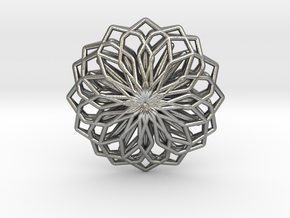 A-LINE Lotus, Pendant in Natural Silver