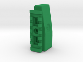 Devastator Minimalist Shoulder Stock Pad in Green Processed Versatile Plastic