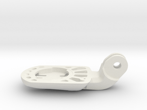 Wahoo Elemnt Bolt BMC/Blendr Mount - Short & Low in White Natural Versatile Plastic