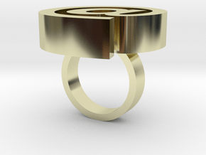 @ ring in 14k Gold Plated Brass: 10 / 61.5