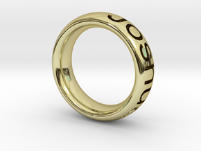 Joshua ring in 18k Gold Plated Brass: 11 / 64