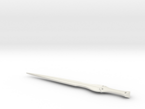  1:12 Miniature Achille Sword (Brat Pitt) in White Natural Versatile Plastic