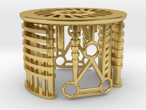 (3/10) OggdoKiller Crystal Chamber in Polished Brass