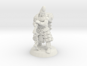 Space Persian Archer in White Natural Versatile Plastic