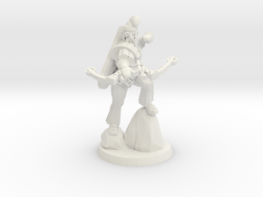 Space Persian Archer in White Natural Versatile Plastic