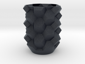 Truncated Octahedron Cup in Black PA12
