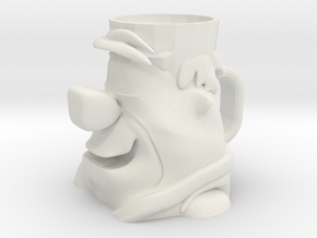 Fred Flintstone Cup in White Natural Versatile Plastic