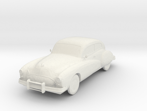 S Scale 1948 Buick Roadmaster in White Natural Versatile Plastic