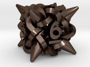 Knot D6 in Polished Bronze Steel
