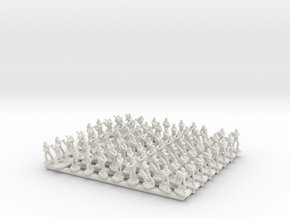 MG144-GT08 GT Infantry Horde (80) in White Natural Versatile Plastic