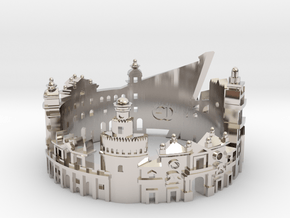 Seville Skyline - Cityscape Ring in Platinum: 5 / 49