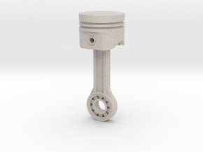 Piston Keychain 4cm in Natural Sandstone