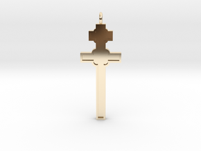 The Euphrosyne Of Polotsk Cross  in 14K Yellow Gold