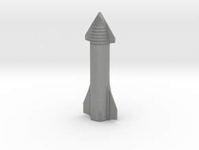 SpaceX BFR Starship in Gray PA12: 1:700