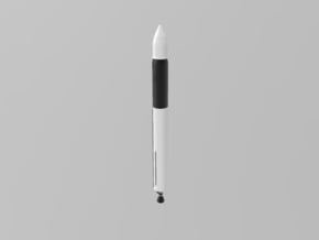SpaceX Falcon 1 in White Natural Versatile Plastic: 6mm