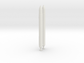 SpaceX Falcon 1 in White Natural Versatile Plastic: 1:500