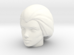 Angella Head VINTAGE in White Processed Versatile Plastic