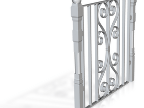 Gate for 1/12 scale dollshouse scale fence in Tan Fine Detail Plastic