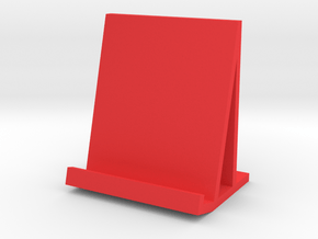 Tablet and book desk stand in Red Processed Versatile Plastic