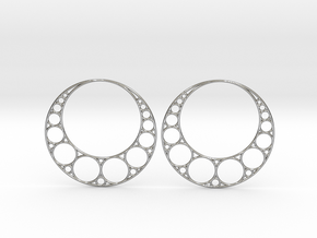 Apollonian Earrings in Polished Silver