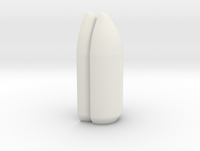 Falcon 9 Payload Fairing in White Natural Versatile Plastic: 1:160 - N