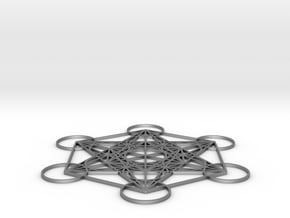 Metatron's cube  in Natural Silver
