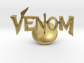 Venom Cufflinks in Natural Brass