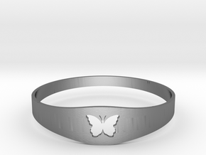 Holo Butterfly Bracelet O Type 13825 in Polished Silver